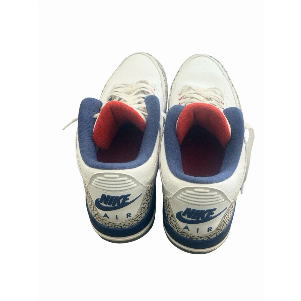 Air Jordan 3 True Blue 2016 Size 13 Used Rare Retro Authentic White Leather MJ